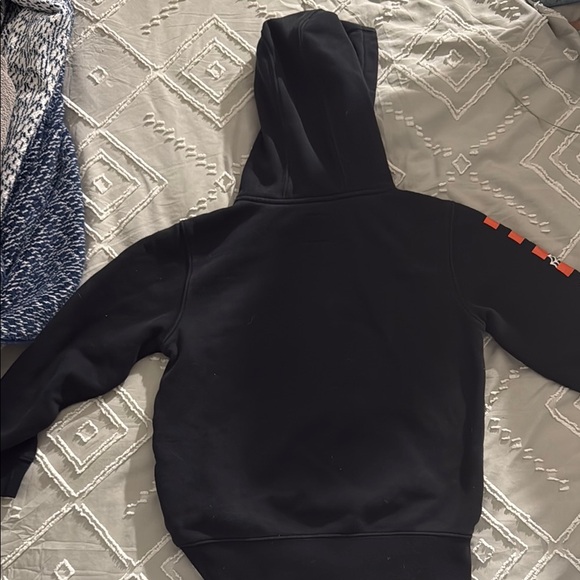 Vans Black and Orange Graphic Hoodie with Wolf Design - Picture 3 of 3